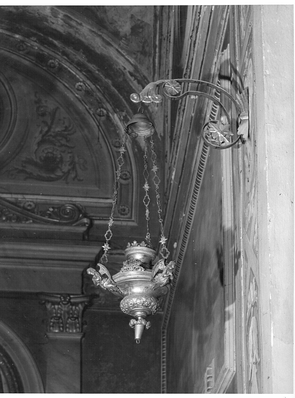 lampada pensile, coppia - bottega lombarda (sec. XIX)