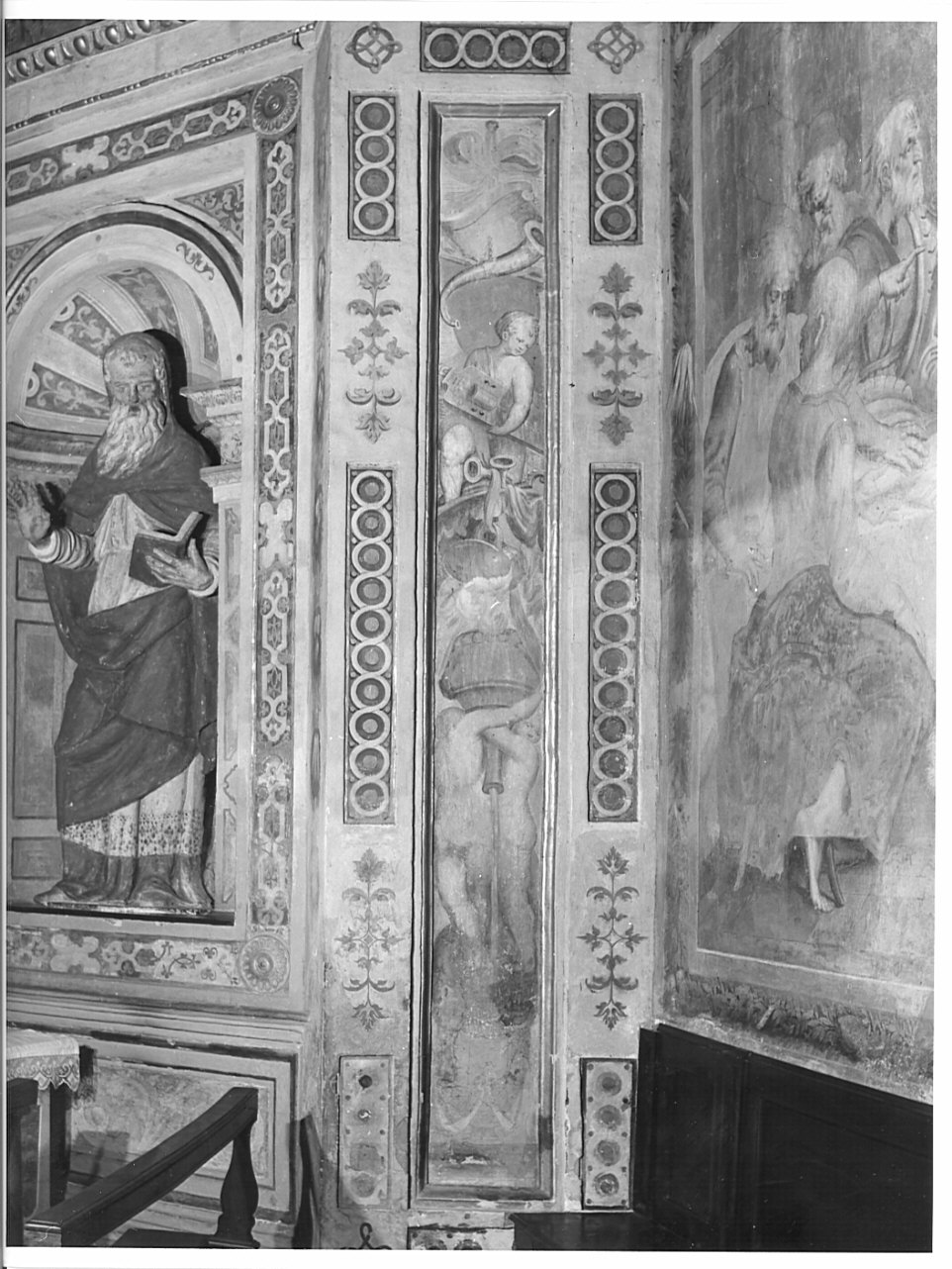 angeli (decorazione pittorica, elemento d'insieme) di Moietta Vincenzo (prima metà sec. XVI)