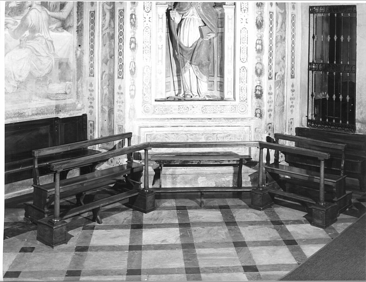 inginocchiatoio, coppia - bottega bergamasca (sec. XIX)