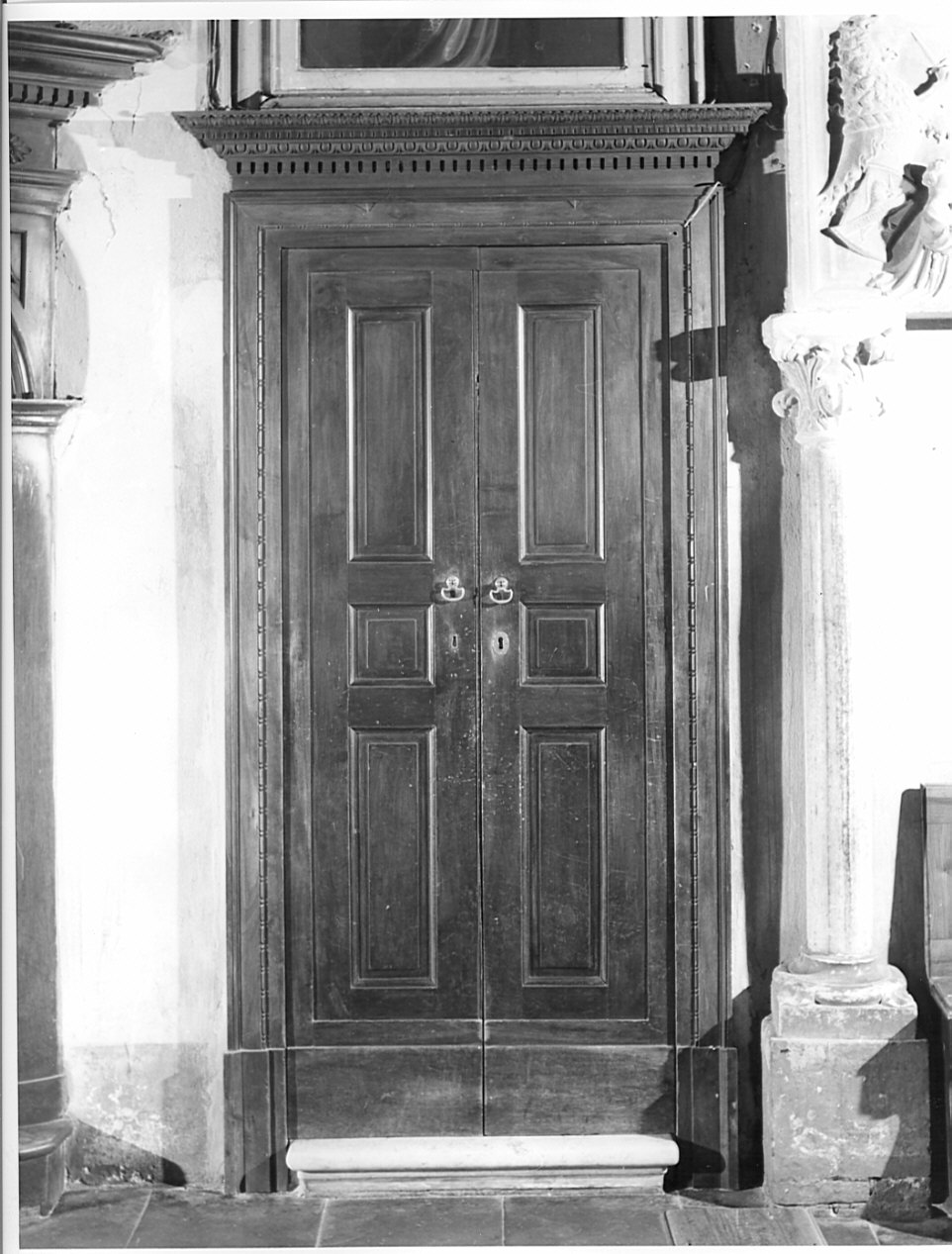 porta, opera isolata - bottega lombarda (sec. XIX)