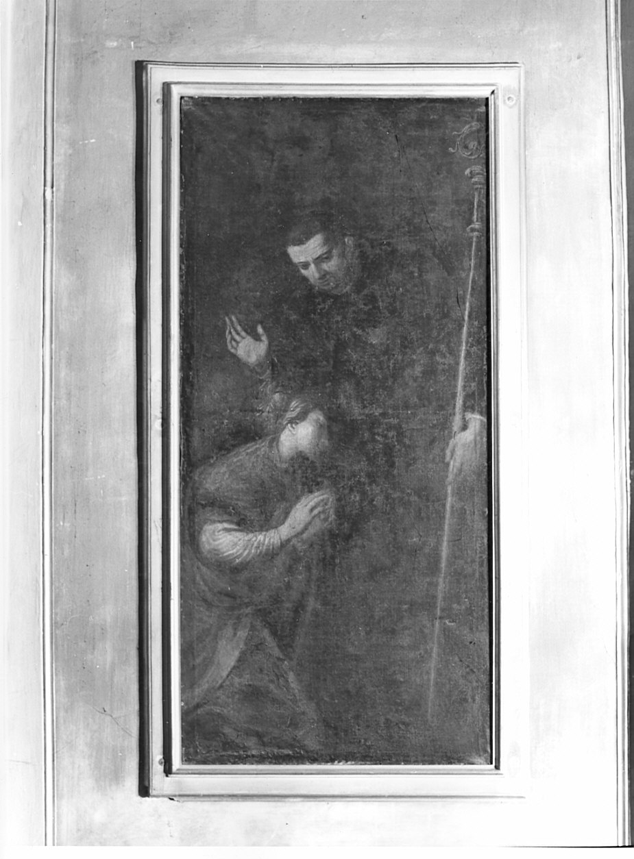 San Mauro guarisce gli storpi (dipinto, opera isolata) - ambito lombardo (sec. XVII)