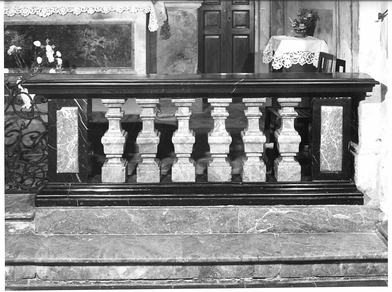 balaustrata, coppia - bottega lombarda (seconda metà sec. XVII)