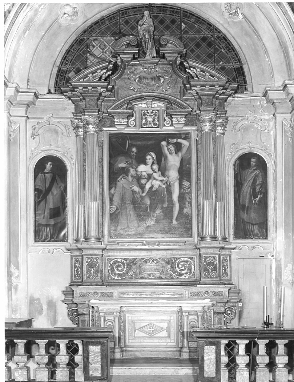 altare, complesso decorativo - bottega lombarda (sec. XVII, sec. XIX)