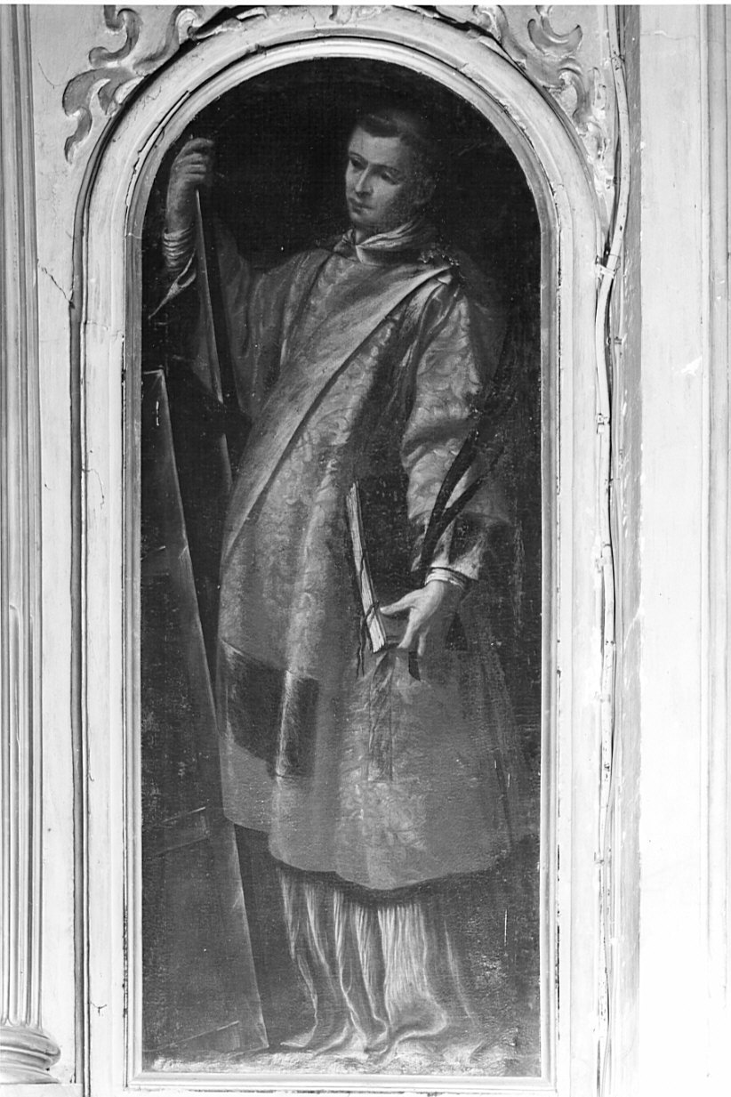 San Lorenzo (dipinto, pendant) - ambito lombardo (sec. XVII)