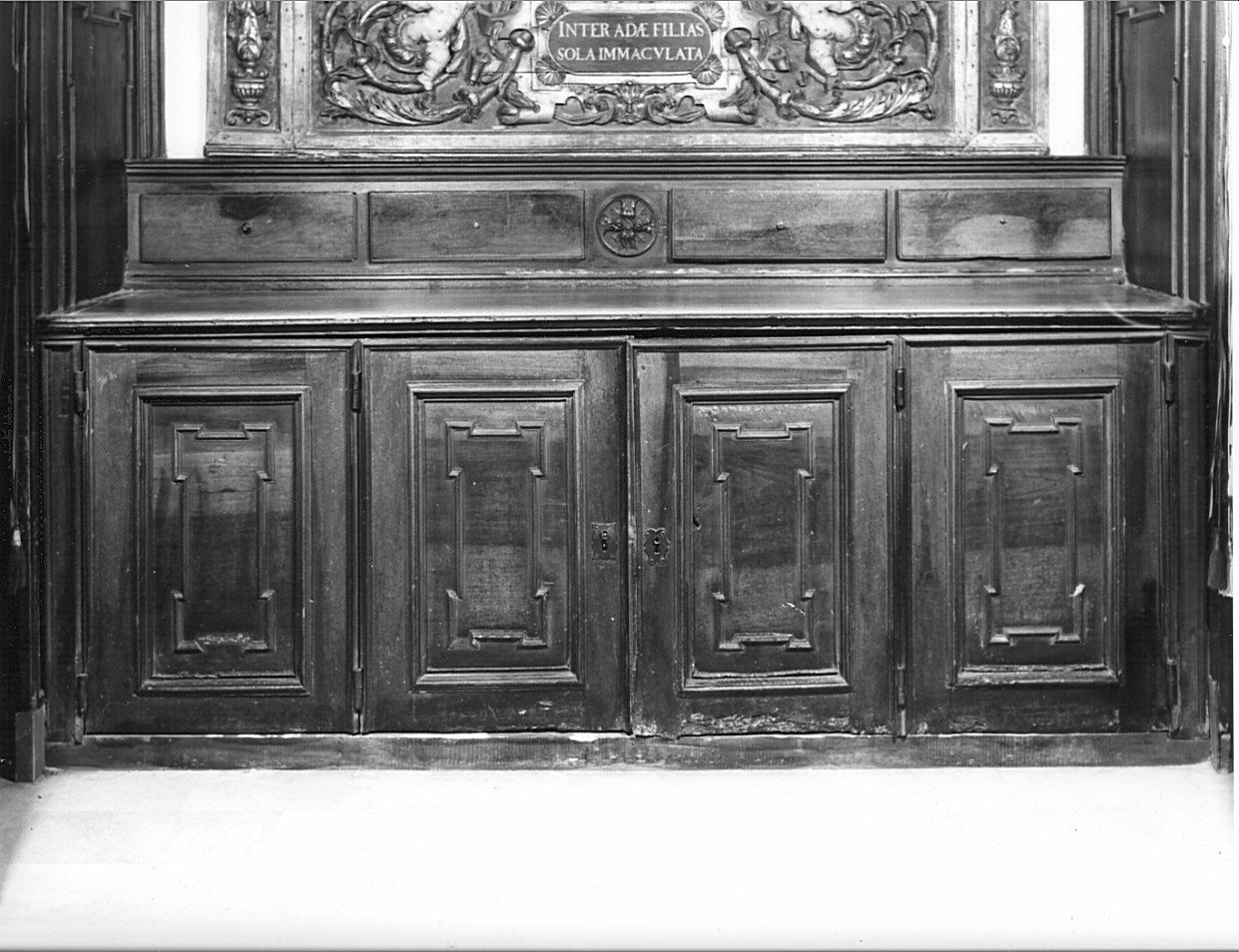 paratoio, opera isolata - bottega bergamasca (sec. XVII)