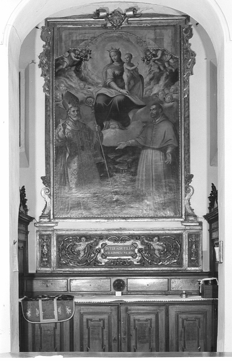 cornice di dipinto, opera isolata - bottega lombarda (secc. XVI/ XVII)