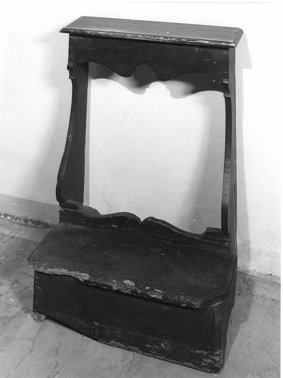 inginocchiatoio, coppia - bottega lombarda (fine sec. XVII)