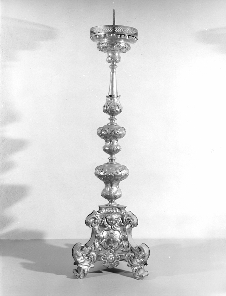 candelabro, serie - bottega lombarda (sec. XVIII)