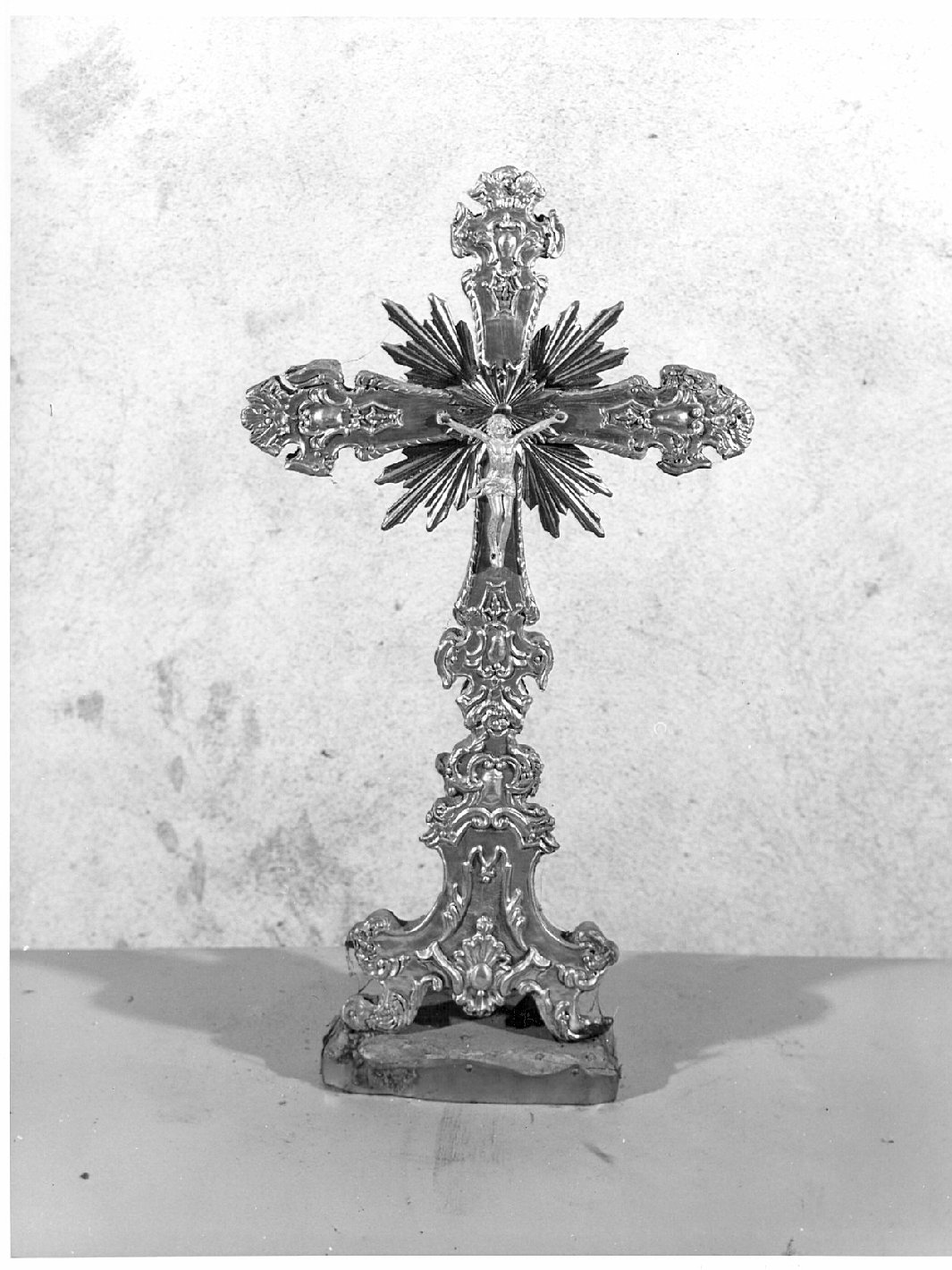 croce d'altare, opera isolata - bottega bergamasca (sec. XVIII)