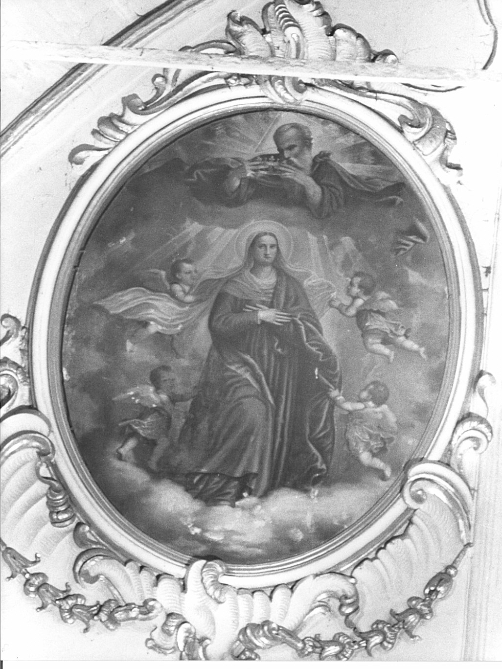 assunzione della Madonna (dipinto, opera isolata) - ambito bergamasco (inizio sec. XVII)