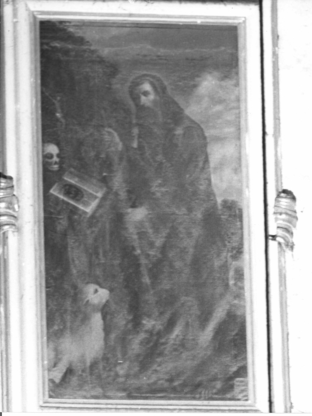 Santo eremita (dipinto, opera isolata) - ambito lombardo (inizio sec. XVII)