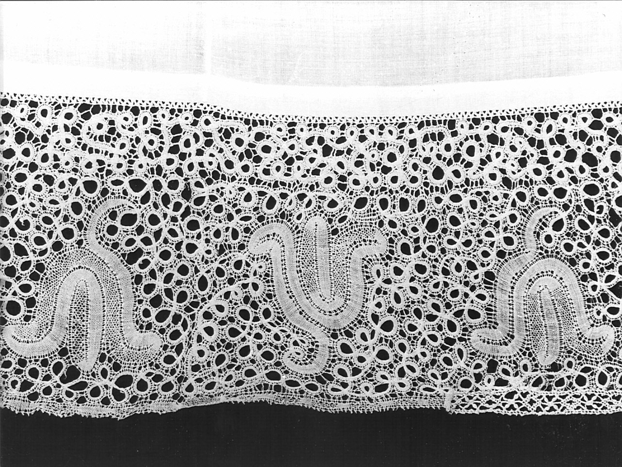 merletto, opera isolata - manifattura bergamasca (secc. XVII/ XVIII)