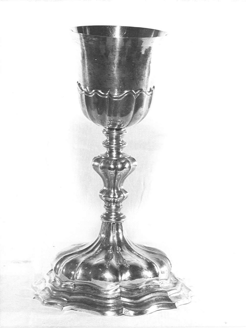 calice, opera isolata - bottega bergamasca (inizio sec. XVIII)