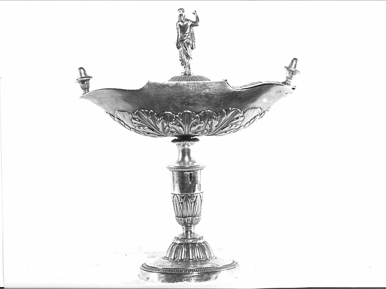 navicella portaincenso, opera isolata - bottega bergamasca (inizio sec. XIX)