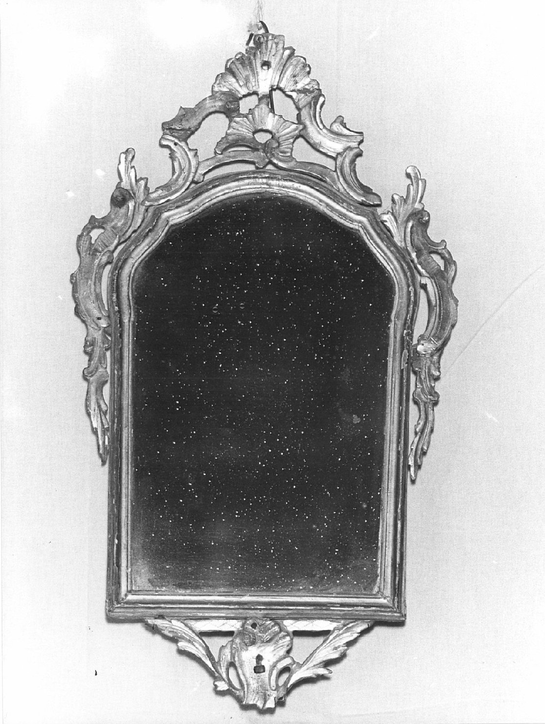 specchiera, serie - bottega bergamasca (terzo quarto sec. XVIII)