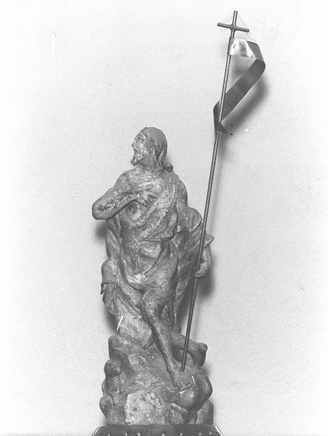 Cristo risorto (statuetta, opera isolata) - bottega bergamasca (sec. XVIII)
