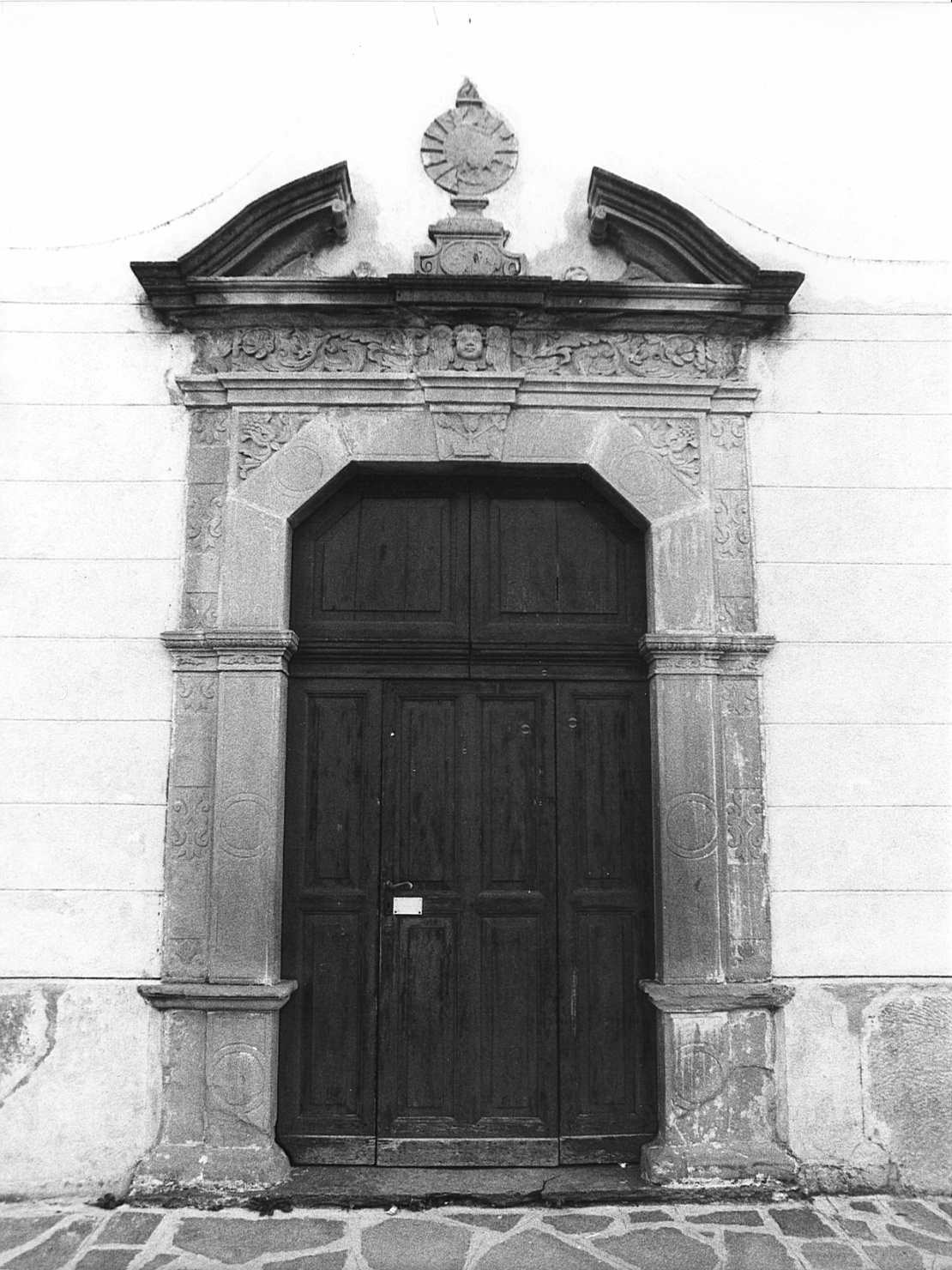 portale maggiore, opera isolata - bottega bergamasca (sec. XVII)