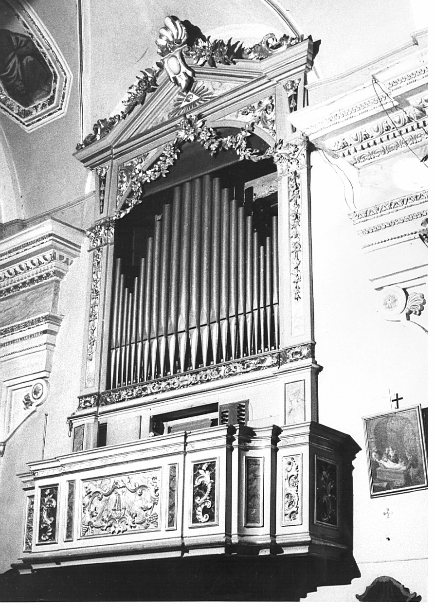 tribuna d'organo, opera isolata - bottega bergamasca (inizio sec. XIX)