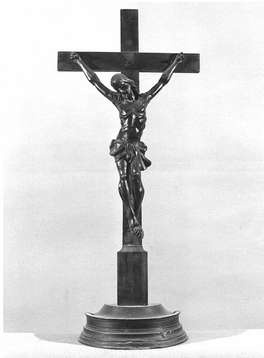 Cristo crocifisso (croce d'altare, opera isolata) - bottega bergamasca (sec. XVIII)
