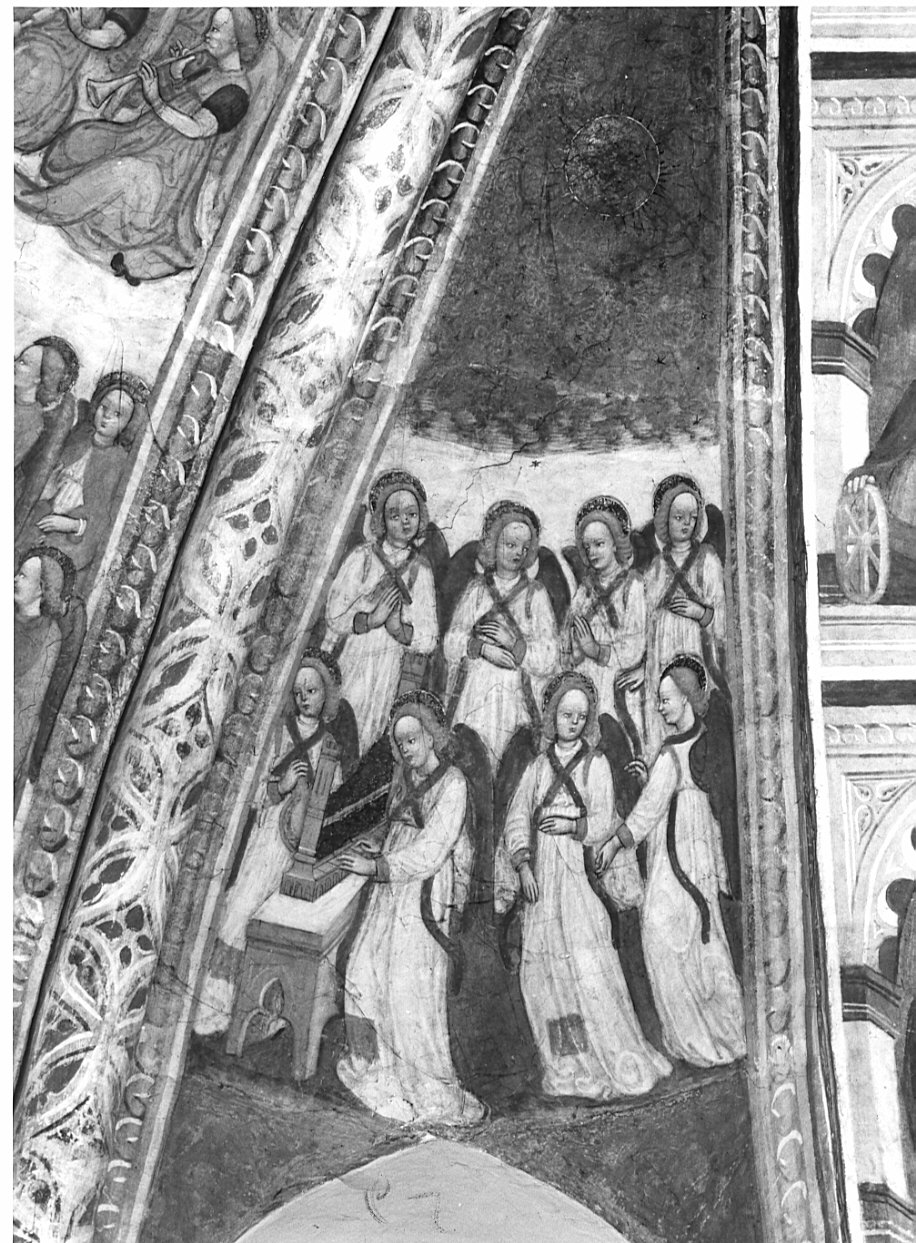 angeli musicanti (dipinto, elemento d'insieme) di Bembo Andrea (attribuito) (ultimo quarto sec. XV)