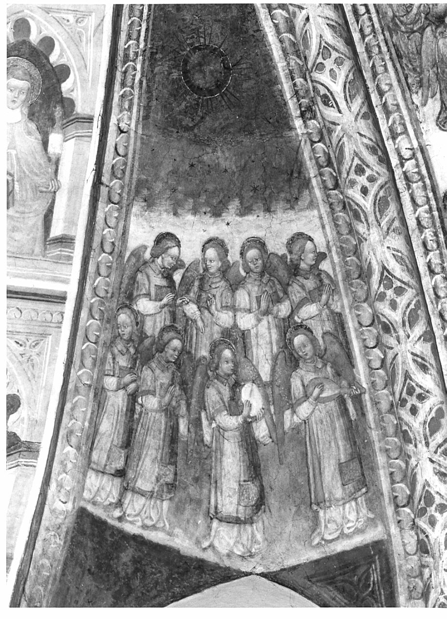 angeli musicanti (dipinto, elemento d'insieme) di Bembo Andrea (attribuito) (ultimo quarto sec. XV)