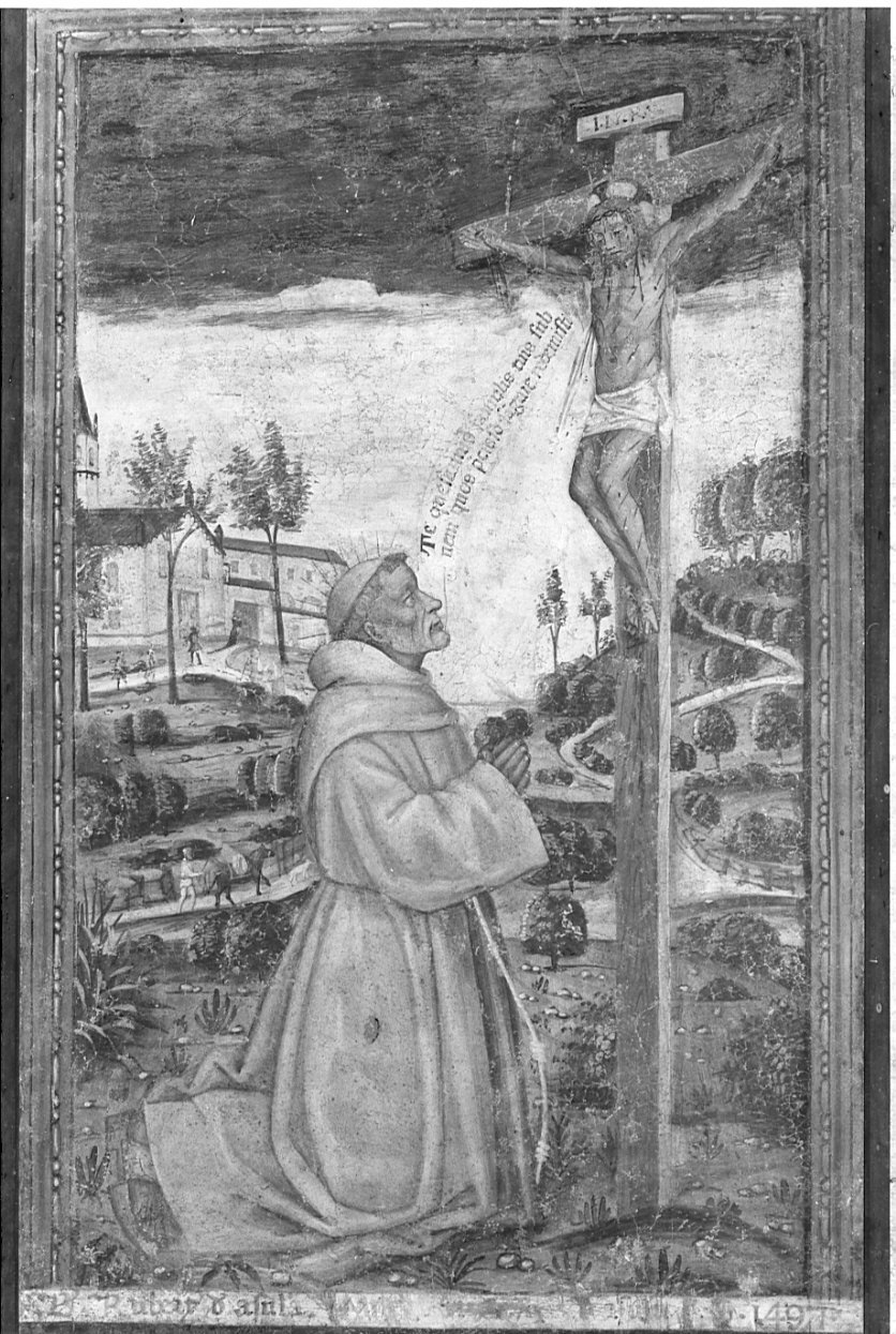 Beato Roberto da Asola, beato (dipinto, opera isolata) di Butinone Bernardino (cerchia) (sec. XV)
