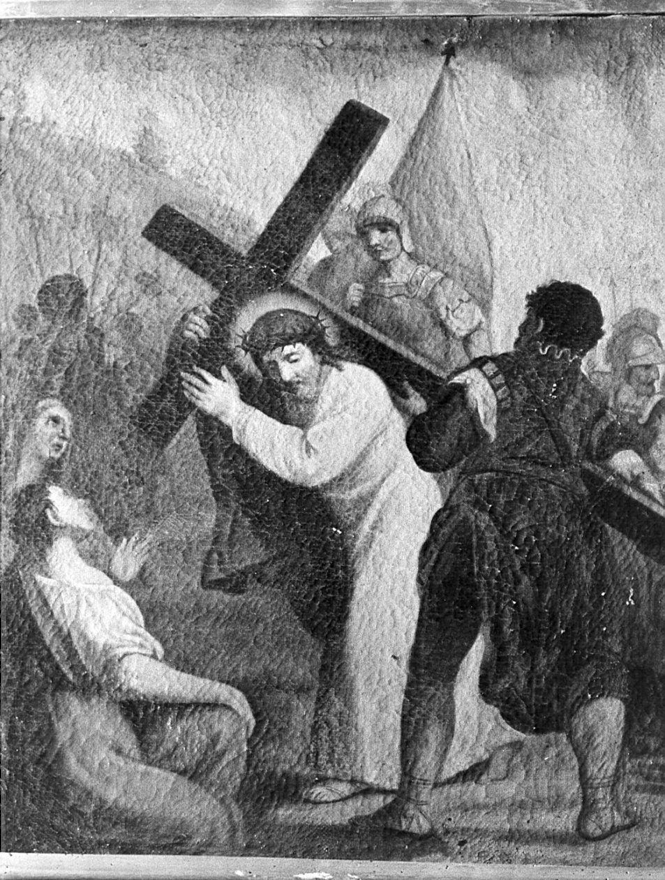 stazioni della via crucis (dipinto, serie) - ambito bergamasco (sec. XVIII)
