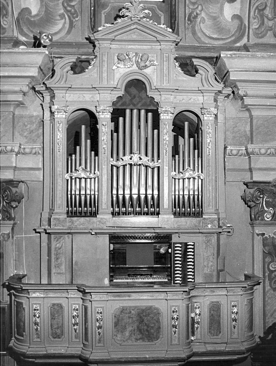 tribuna d'organo, coppia - bottega bergamasca (seconda metà sec. XVIII)