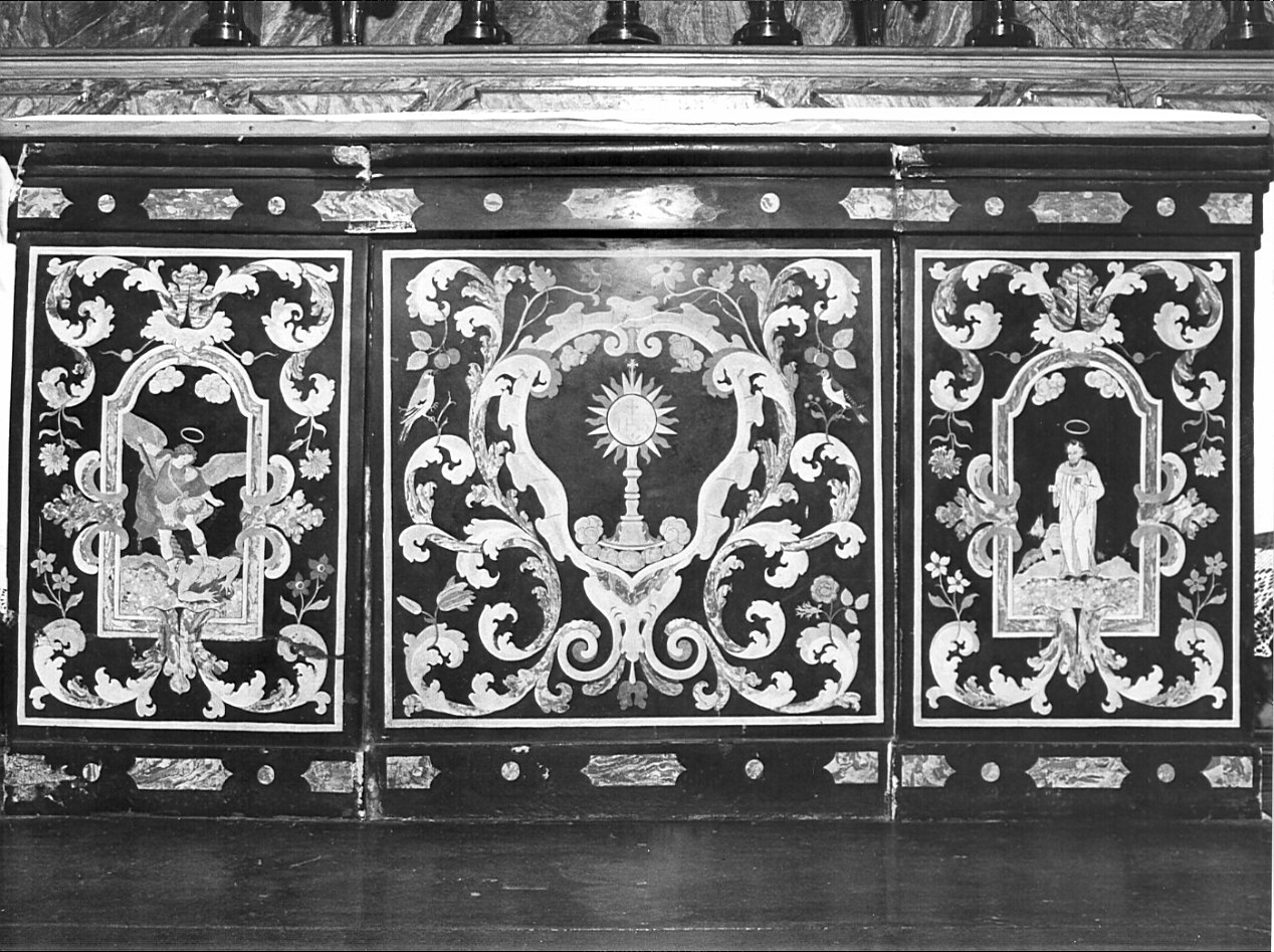 paliotto, opera isolata - bottega bergamasca (metà sec. XVII)