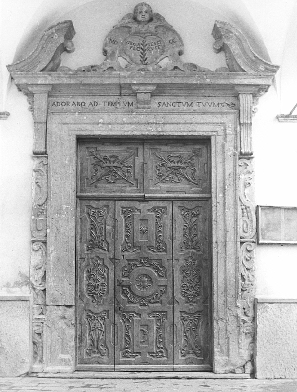 portale maggiore, opera isolata - bottega bergamasca (sec. XVIII)
