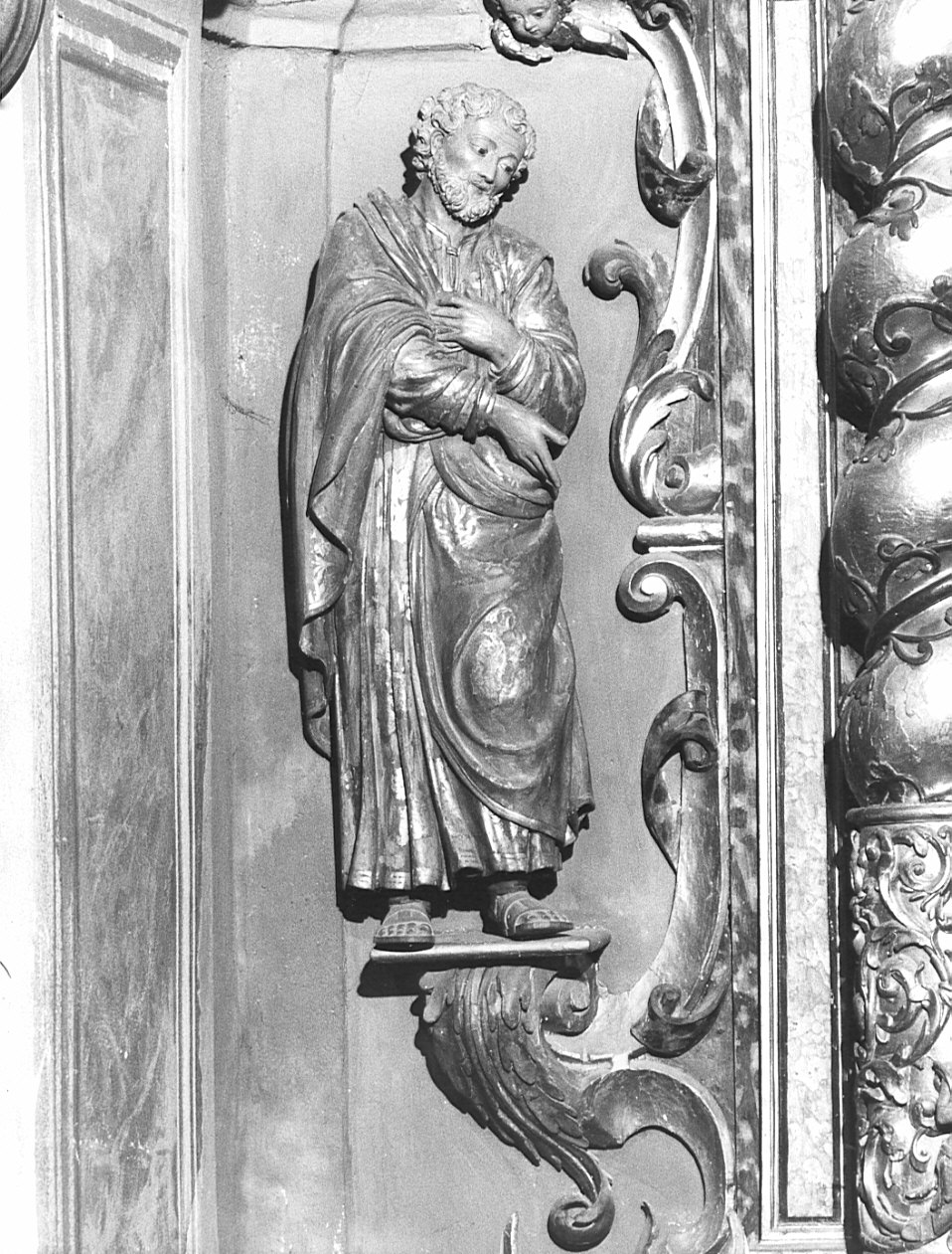 San Gioacchino (statuetta, elemento d'insieme) di Piccini Giovanni (attribuito) (fine/inizio secc. XVII/ XVIII)