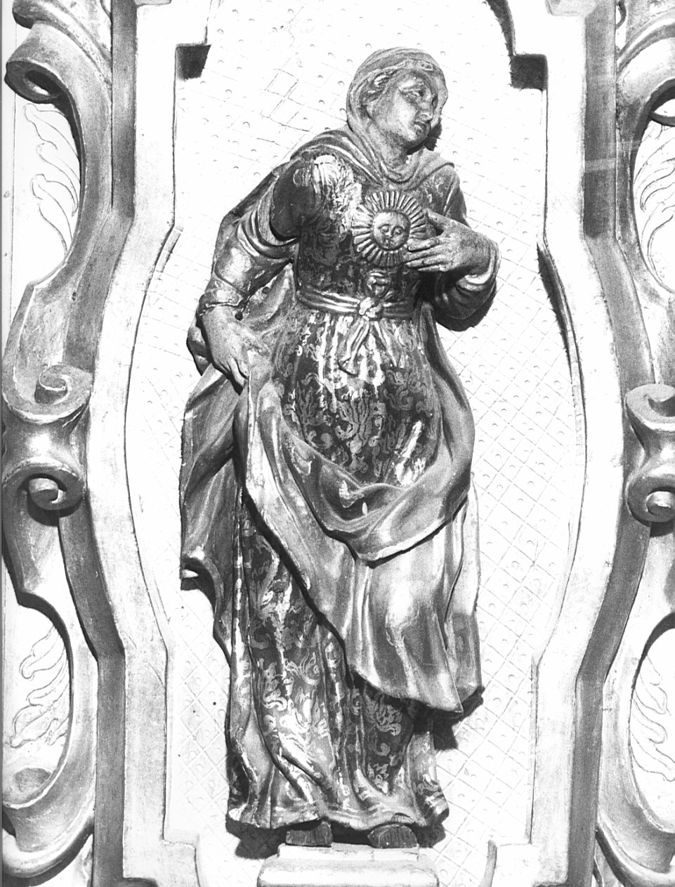 Fede (statuetta, elemento d'insieme) di Piccini Giovanni (attribuito) (fine/inizio secc. XVII/ XVIII)