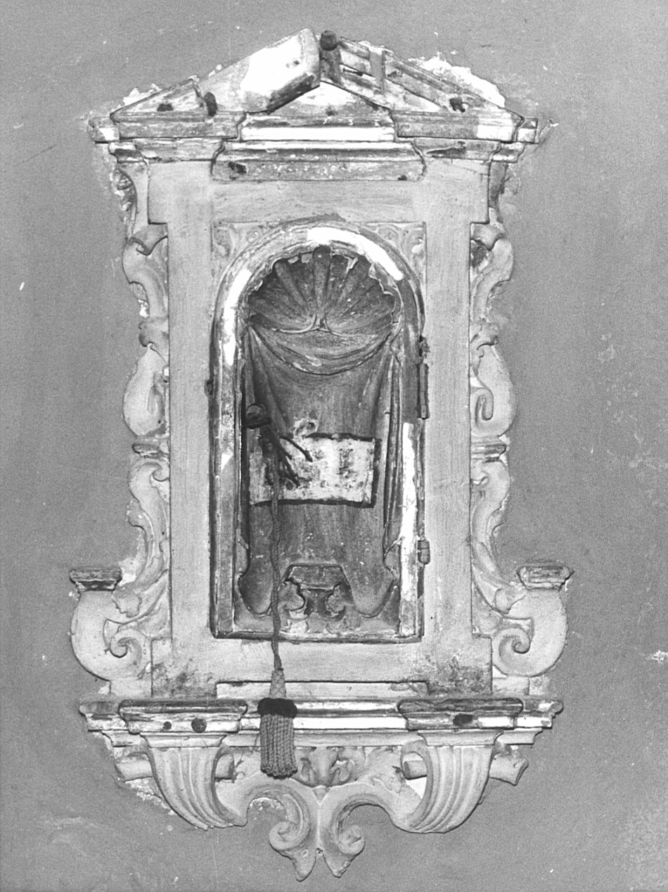 tabernacolo-reliquiario, opera isolata - bottega bergamasca (prima metà sec. XVII)