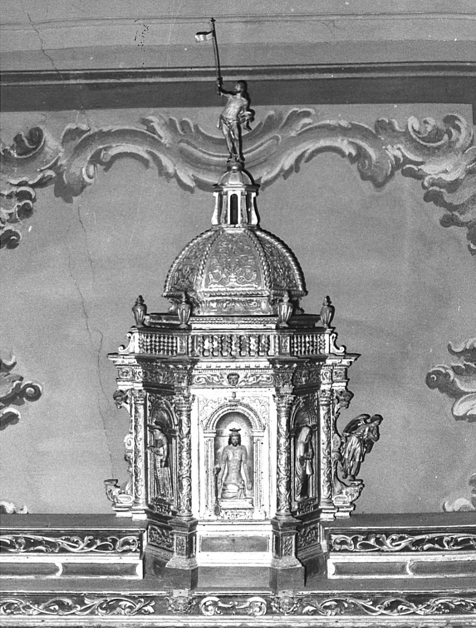 mostra d'altare, frammento di Piccini Giovanni (attribuito) (fine/inizio secc. XVII/ XVIII)