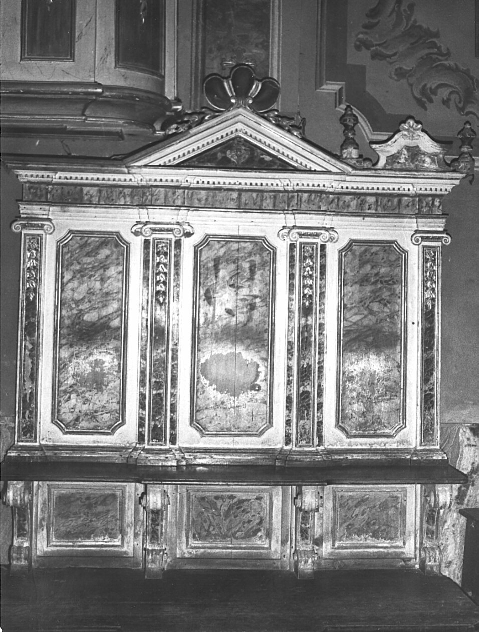 stalli del coro, insieme - bottega bergamasca (fine sec. XVIII, sec. XIX)