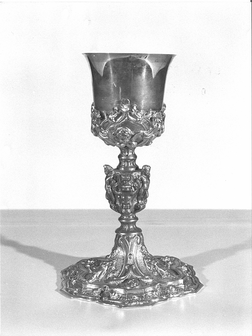 calice, opera isolata - bottega lombarda (sec. XVII)