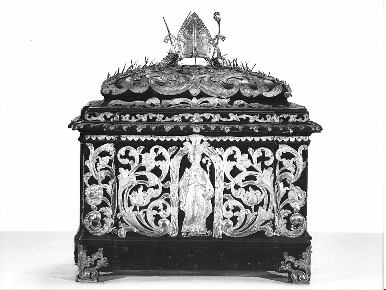 reliquiario a teca - a urna, opera isolata di Gallinoni Pietro, Mariani Carlo (sec. XVIII)