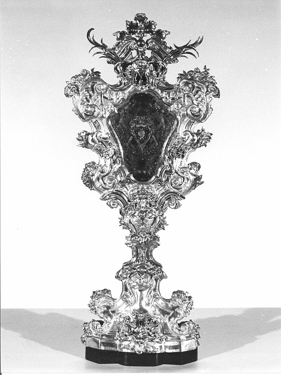 reliquiario - a ostensorio, serie - bottega lombarda (sec. XVIII)