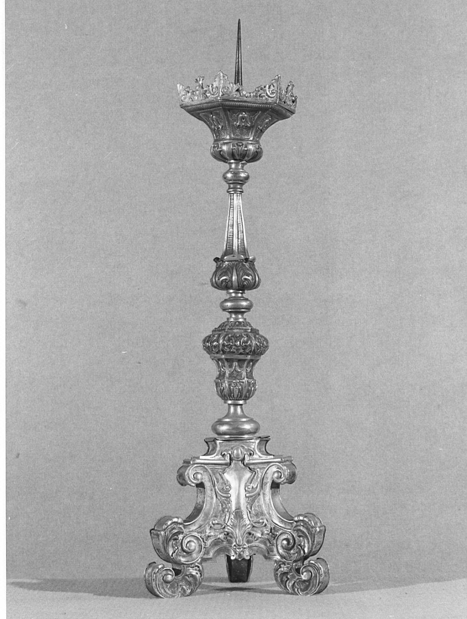candelabro, serie - bottega lombarda (sec. XVIII)