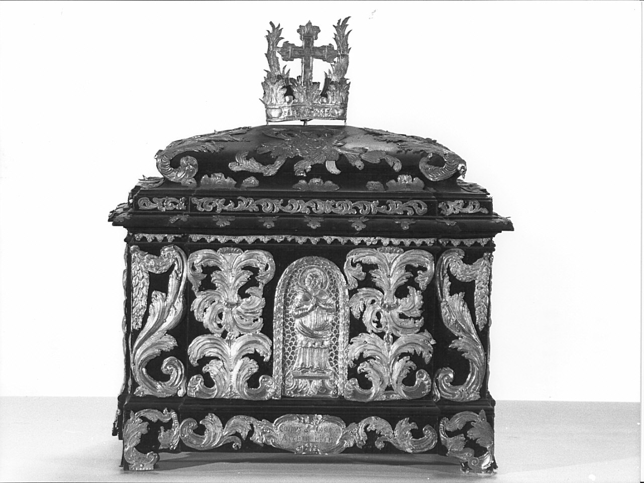 reliquiario a teca - a urna, opera isolata di Navarini Antonio, Navarini Bernardino, Mariani Carlo (sec. XVIII)