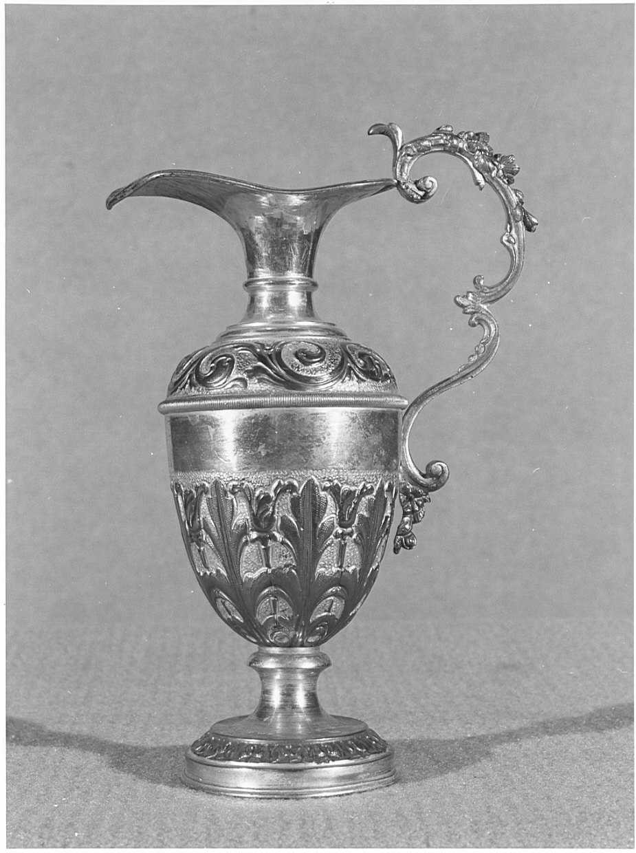 brocca, opera isolata - bottega italiana (fine/inizio secc. XIX/ XX)