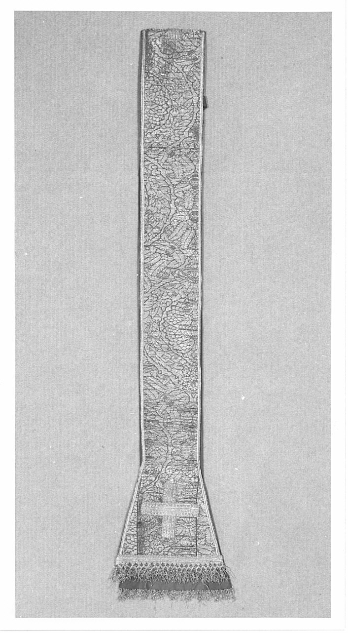 stola, elemento d'insieme - manifattura italiana (?) (prima metà, inizio sec. XVI, sec. XVII, sec. XIX)