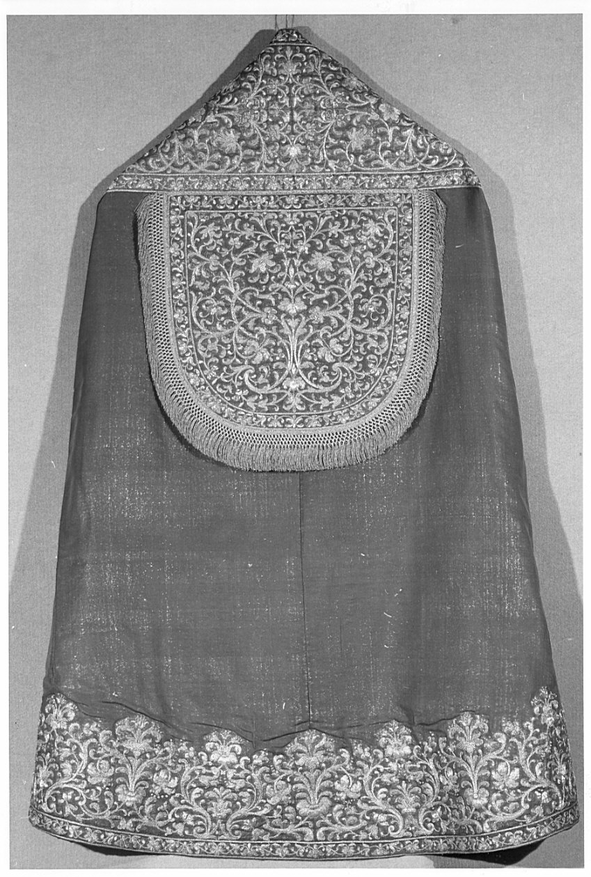 piviale, elemento d'insieme - manifattura italiana (?) (fine sec. XVII)