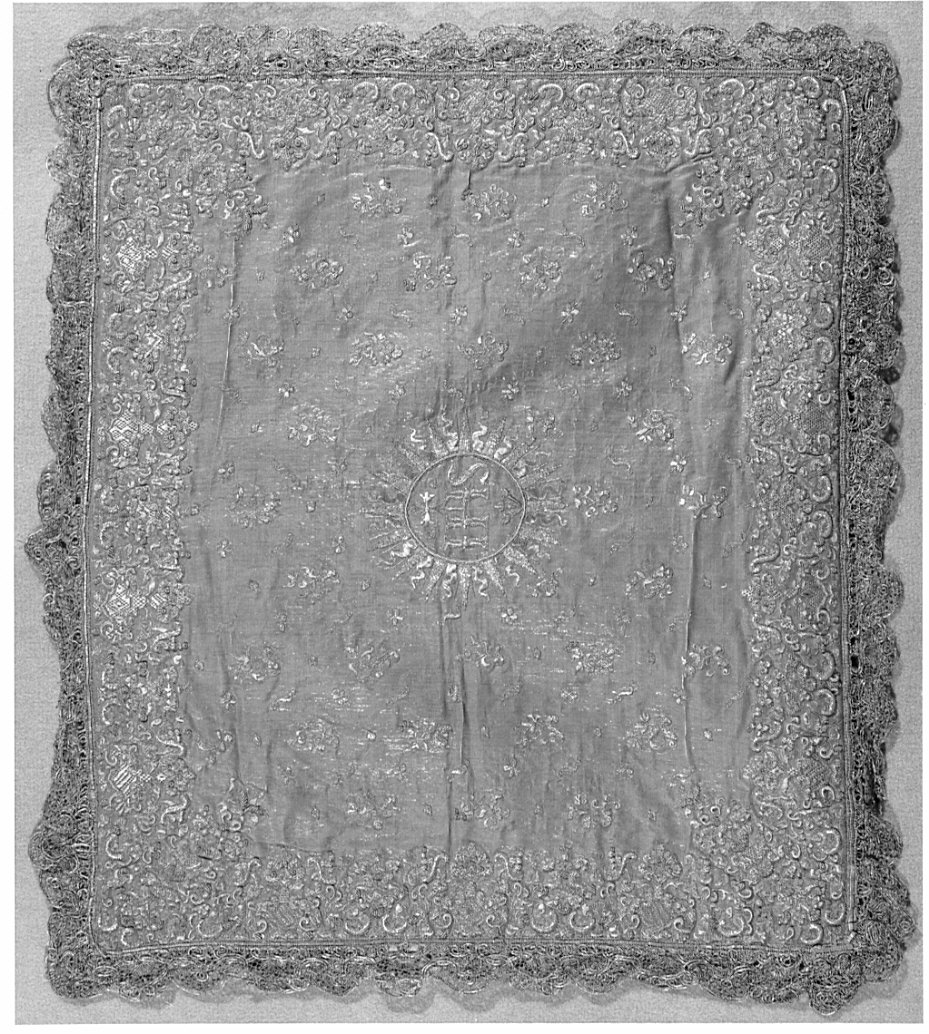 velo di calice, elemento d'insieme - manifattura italiana (?) (secc. XVII/ XVIII)