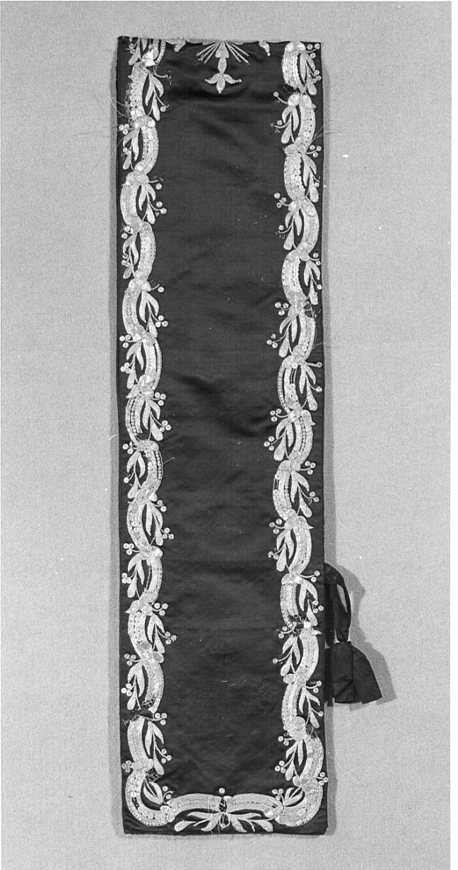 velo omerale, elemento d'insieme - manifattura italiana (inizio sec. XIX)