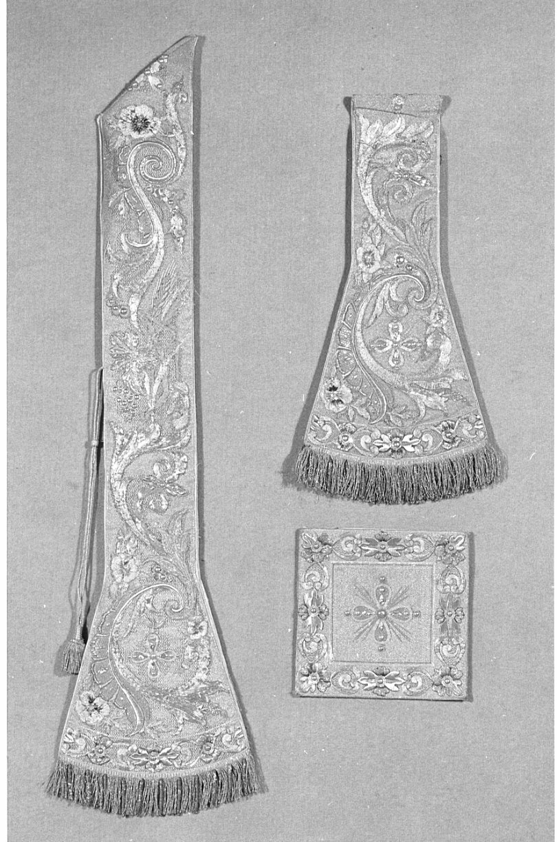 stola, elemento d'insieme - manifattura italiana (?) (seconda metà sec. XIX)