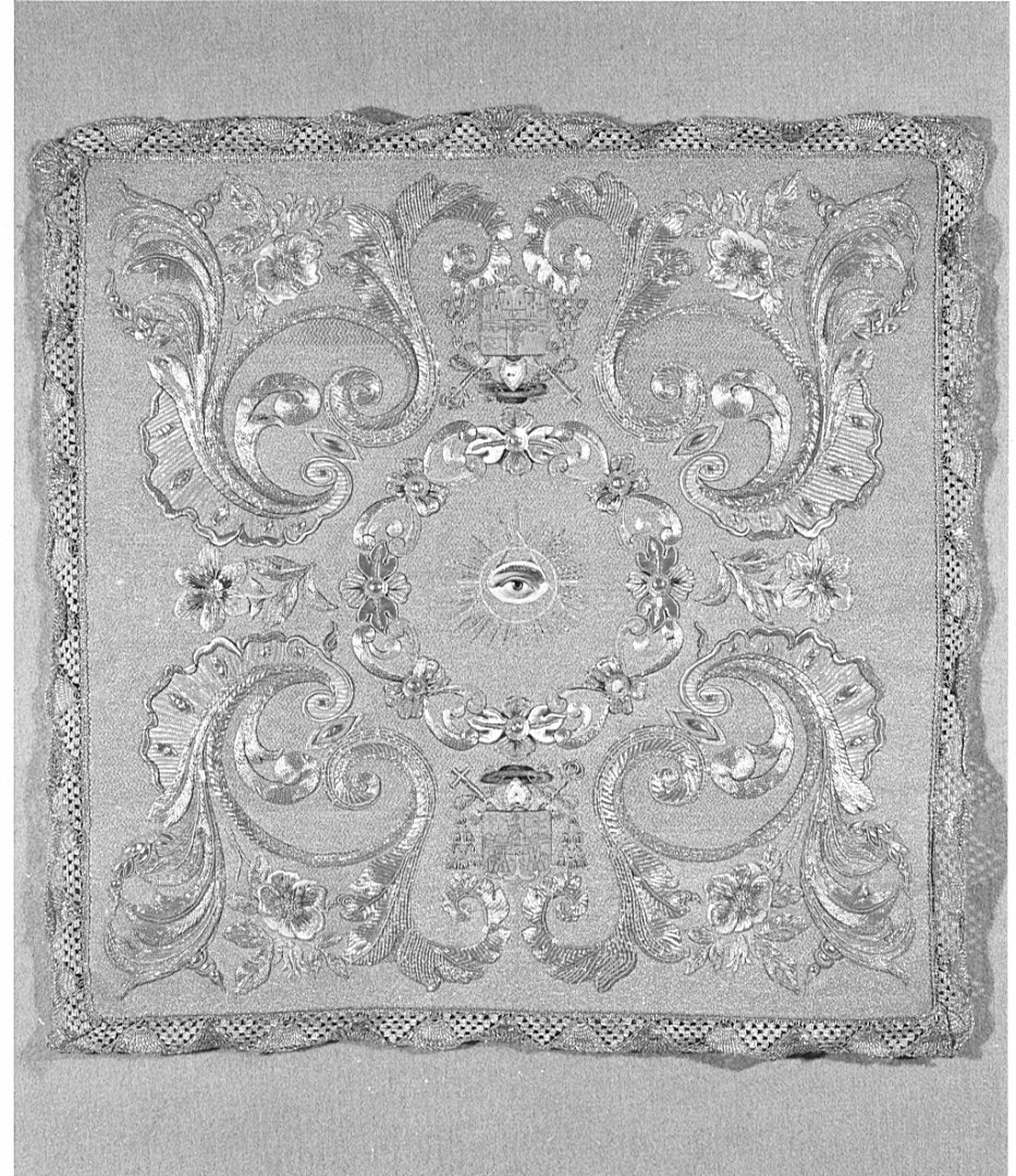 velo di calice, elemento d'insieme - manifattura italiana (?) (seconda metà sec. XIX)