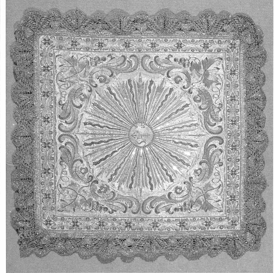 velo di calice, elemento d'insieme - manifattura italiana (?) (sec. XIX)