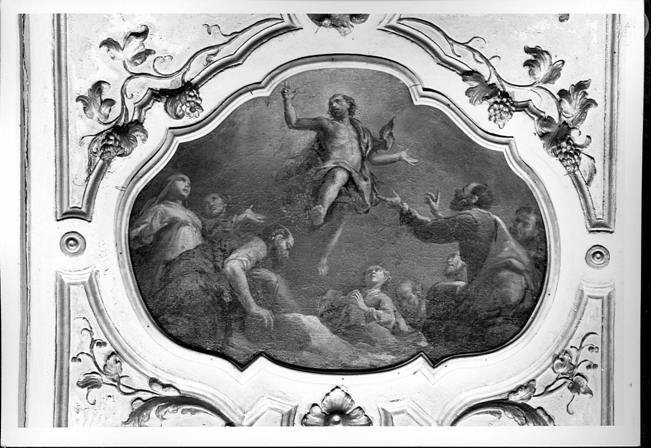 ascensione di Cristo (dipinto, elemento d'insieme) di Ferrario Federico (sec. XVIII)