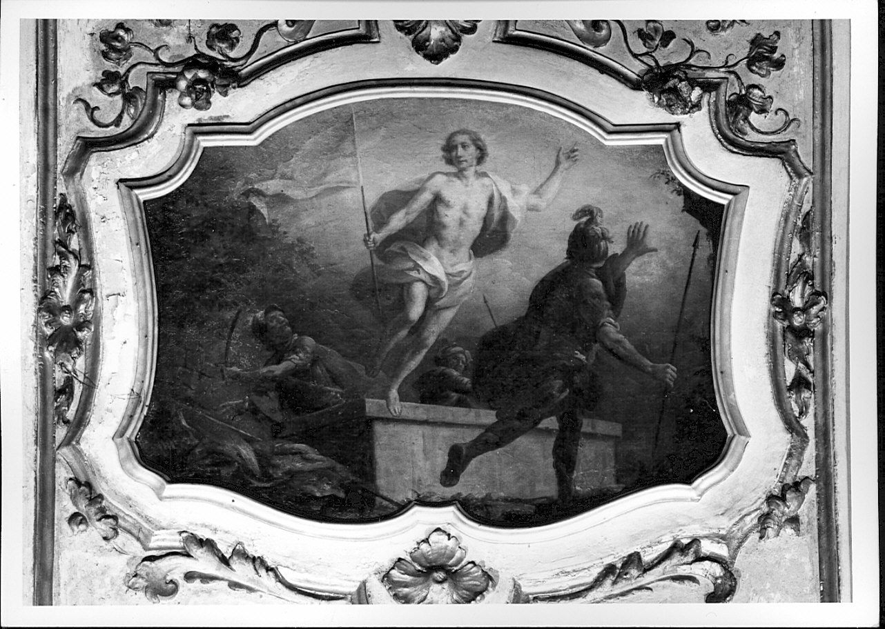 resurrezione di Cristo (dipinto, elemento d'insieme) di Ferrario Federico (sec. XVIII)